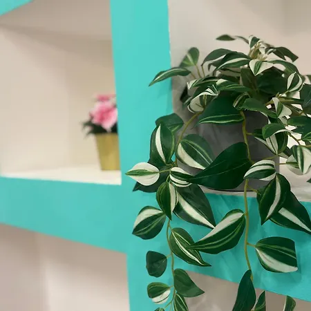 Teal Cubes At Corvin Διαμέρισμα *